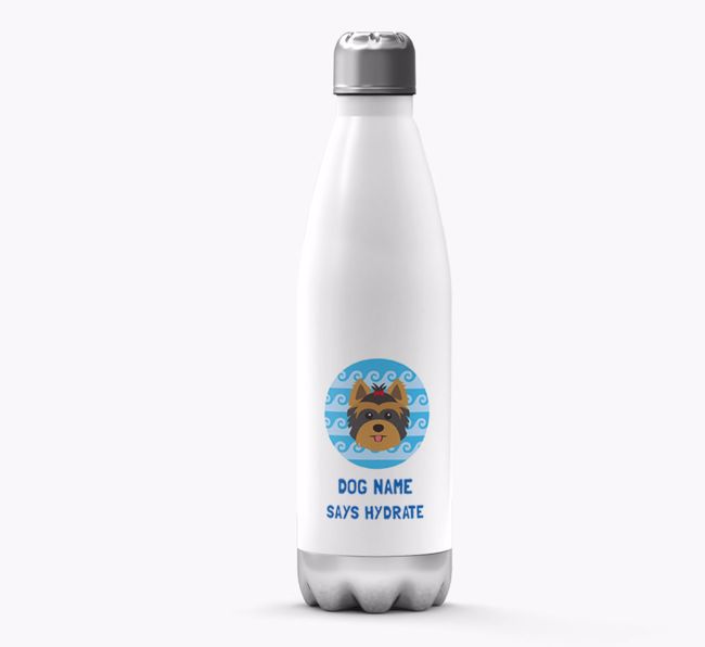 'Says Hydrate' - Personalized {breedFullName} Water Bottle